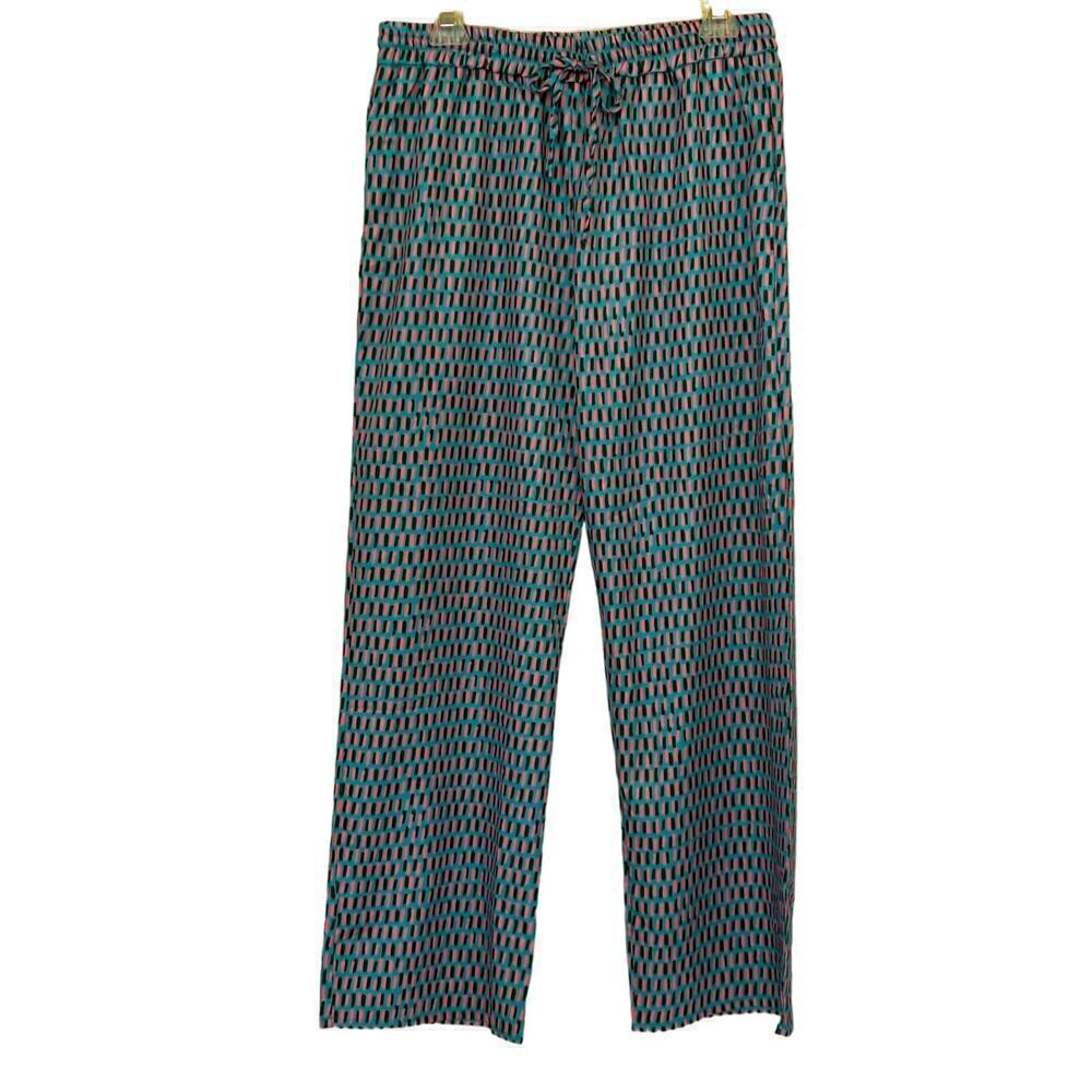 NWT SMILE flowy pants, Turquoise, large, coastal, beach, bohemian, vacation